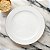 JG 4 PRATO RASO PORCELANA ROYAL BRANCO E DOURADO HAUSKRAFT - Imagem 3