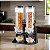 DISPENSER DE CEREAIS DUPLO 3,0L PRETO HAUSKRAFT - Imagem 2