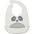 BABADOR EM SILICONE COM PEGA-MIGALHAS GUMY OFF WHITE BUBA - Imagem 3