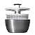 LAVA E SECA SALADAS EM ACO INOX OXO - Imagem 9