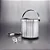 STEEL BALDE DE GELO COM PINCA INOX 3,78L OXO - Imagem 3