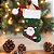 MEIA BOTA NATALINA DECORATIVA PAPAI NOEL VERDE 42CM - Imagem 2