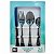 FAQUEIRO 24 PCS ACO INOX SICILIA BLACK MEK - Imagem 2