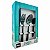FAQUEIRO 24 PCS ACO INOX SANTORINI BLACK MEK - Imagem 3