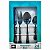 FAQUEIRO 24 PCS ACO INOX LAGUNA BLACK MEK - Imagem 2