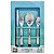 FAQUEIRO 24 PCS ACO INOX SANTORINI PRATA MEK - Imagem 2
