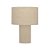 LUMINARIA COM REVESTIMENTO EM LINHO BEGE MART 48cm - Imagem 1