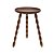 MESA DECORATIVA EM MADEIRA MARROM MART 57CM - Imagem 1