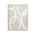 QUADRO EM METAL BEGE MART 82cm - Imagem 1