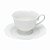 JOGO 6 XICARAS DE PORCELANA COM PIRES MALDIVAS BRANCO 180ML - Imagem 5