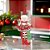 BONECO ELFO NATAL SENTADO VERMELHO E BRANCO FLORARTE 50CM - Imagem 2