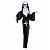 BONECO HALLOWEEN FREIRA CAVEIRA C/MOVIMENTO PRETO 90cm - Imagem 1