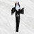 BONECO HALLOWEEN FREIRA CAVEIRA C/MOVIMENTO PRETO 90cm - Imagem 2
