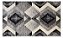 TAPETE BELGA MODERNO IMP LOMMEL 50 cm x 80 cm CINZA JOLITEX - Imagem 1