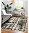 TAPETE BELGA MODERNO IMP LIER 50 cm x 80 cm PRETO JOLITEX - Imagem 5