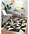 TAPETE BELGA MODERNO IMP ARLON 1,40 m x 2,00 m PRETO JOLITEX - Imagem 2