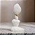 ESCULTURA PEDRAS DECOR POLIRESINA BRANCO DOURADO 21CM - Imagem 2