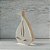 ESCULTURA DECORATIVA BARCO EM MADEIRA BRANCO FLOARTE 29,5CM - Imagem 2