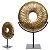 ESCULTURA GEOMETRICA DECOR METAL DOURADO FLORARTE 36cm - Imagem 3