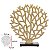 ESCULTURA DECORATIVA ARVORE CORAL DOURADA FLORARTE - Imagem 3