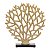 ESCULTURA DECORATIVA ARVORE CORAL DOURADA FLORARTE - Imagem 1