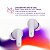 FONE DE OUVIDO BLUETOOTH HARMONYWAVE  NA COR BRANCA GEONAV - Imagem 4