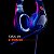 THUNDER LIGHT HEADSET GAMER  COM RGB MICROFONE COR PRETA GEONAV - Imagem 2