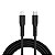 CABO USB-C PARA LIGHTNING MFI EM SILICONE 1,5M PRETO GEONAV - Imagem 6