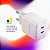 CARREGADOR DE PAREDE GAN 35W COM DUAS PORTAS USB-C GEONAV - Imagem 7