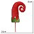 CHAPEU DE ELFO NATALINO PICK VERMELHO 55CM - Imagem 3