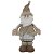 PAPAI NOEL NATALINO DECORATIVO EM PE NA COR BEGE 32CM - Imagem 1