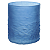 VASO DECORATIVO EM VIDRO RUSTICO AZUL 30X20,5CM - Imagem 1