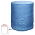 VASO DECORATIVO EM VIDRO RUSTICO AZUL 30X20,5CM - Imagem 3
