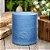VASO DECORATIVO EM VIDRO RUSTICO AZUL 30X20,5CM - Imagem 2