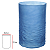 VASO DECORATIVO EM VIDRO RUSTICO COR AZUL 22X20,5CM - Imagem 3