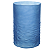 VASO DECORATIVO EM VIDRO RUSTICO COR AZUL 22X20,5CM - Imagem 1