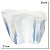VASO DECORATIVO CERAMICA BRANCO E AZUL FLORARTE 20CM - Imagem 4