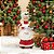 ESCULTURA MAMAE NOEL EM RESINA DECOR COM BISCOITOS 30CM - Imagem 2
