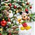 ESCULTURA MICKEY NATALINO EM CERAMICA COM LIVRO DISNEY 7CM - Imagem 2