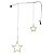 CORTINA ESTRELADA NAO PISCA C/2 ESTRELAS BCO QUENTE 80X35CM - Imagem 1