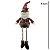 BONECO NATAL PAPAI NOEL SENTADO COM CACHECOL VERMELHO 44CM - Imagem 3