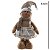 BONECO NATAL GINGERBREAD EM PE COM CACHECOL BEGE 35CM - Imagem 4