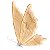 BORBOLETA DECOR 220V NA COR DOURADA COM GLITTER 100CM - Imagem 1
