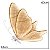 BORBOLETA DECOR 100V NA COR DOURADA COM GLITTER 60CM - Imagem 5