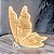 BORBOLETA DECOR 100V NA COR DOURADA COM GLITTER 80CM - Imagem 4