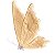 BORBOLETA DECOR 100V NA COR DOURADA COM GLITTER 100CM - Imagem 1