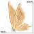 BORBOLETA DECOR 100V NA COR DOURADA COM GLITTER 100CM - Imagem 5