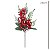 GALHO BERRY DECORATIVO COM BOLINHAS VERMELHA  29CM - Imagem 2