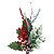GALHO BERRY DECORATIVO VERMELHO COM PINHA - 34CM - Imagem 3