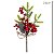 GALHO BERRY DECORATIVO COM PLANTA FRUTAS E PINHA - 29CM - Imagem 2